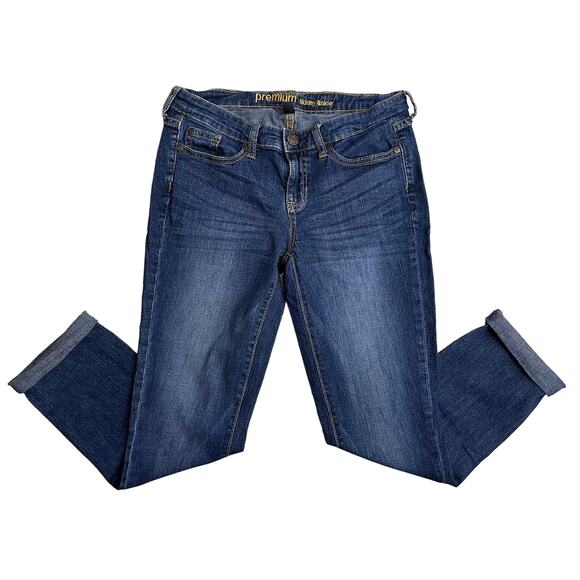 Gap Skinny Dark Wash Premium Ankle Jeans WMNS 4 Low Rise S/346332-00 Casual Work - Picture 1 of 9